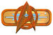 Starfleet insignia.