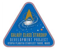 Logo of the Galaxy Class Starship Development Project