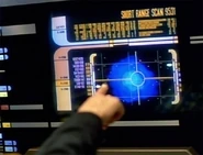 Sensor scan of a space cloud.