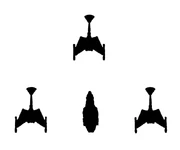 Kolar's squadron in the  formation.