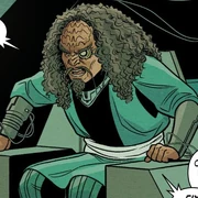 The Klingon commanding officer