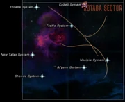 Map of the Kotaba sector in 2409.