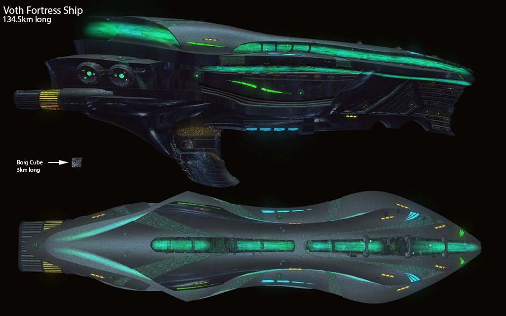 star trek voth city ship