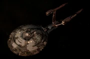 The wrecked Sha Ka Ree in .