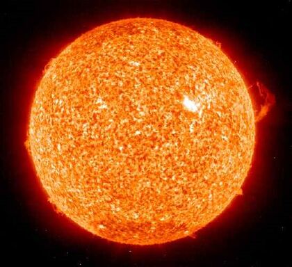 El Sol, l'estrella del sistema solar.