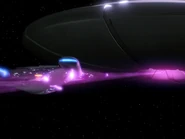 A Star-jelly scans the Enterprise.