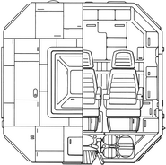 Cut-away diagram of an ASRV.