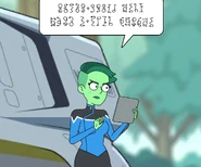 Tendi speaking an Orion language.