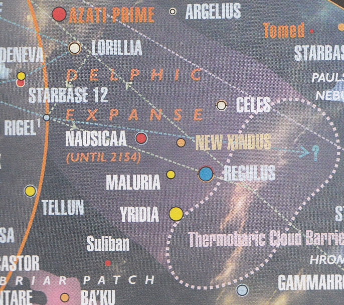 star trek 22nd century map