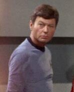 Leonard McCoy (mirror), in his counterpart's uniform.