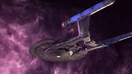 Enterprise enters the Delphic Expanse.