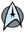 Starfleet assignment insignia.