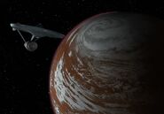 Enterprise orbits Delta Vega