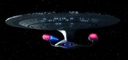 The USS Enterprise-D.