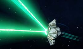 Aetherian frigate firing