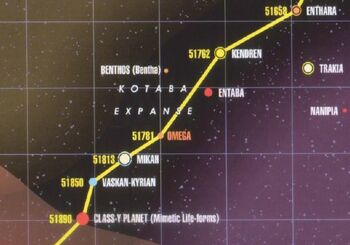 Kotaba Expanse map