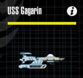 USS Gagarin side