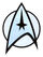 Starfleet insignia.