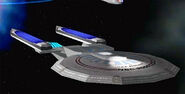 Federation battlecruiser.