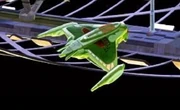 Romulan shuttle at drydock