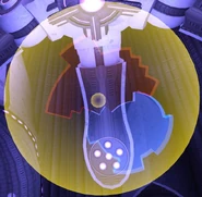 Territorial claims displayed on the orrery.
