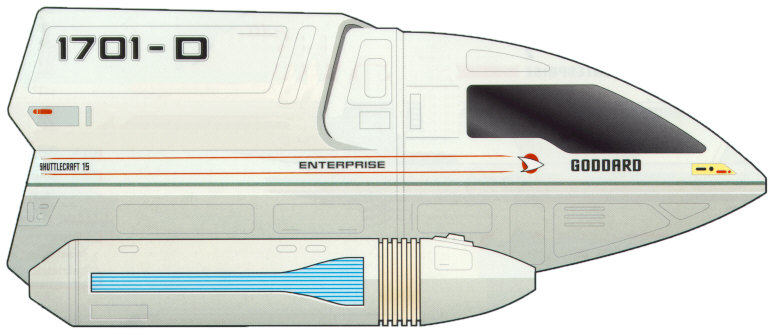 BERMAN SHUTTLE Type 6 - TNG STAR TREK Micro Machines Enterprise 1701-D
