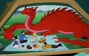  with a dragon.