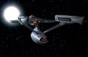 USS Enterprise-A Leaves Khitomer 1