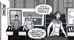 Jeena gets a tour of engineering.