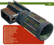 Photon torpedo launcher.