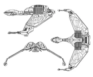 Romulan D'vas-class cruiser.