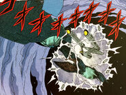 Retrieval ship creates a wormhole.