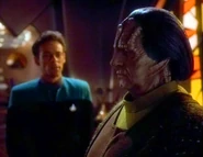 Julian Bashir and Enabran Tain.