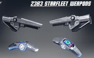 2383 Starfleet weapons.jpg (150 KB) 2383-era Starfleet phaser rifle and Type-2 phaser.