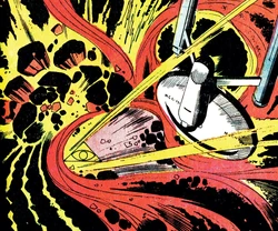 Supernova destroys Isis III.