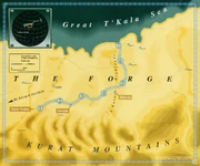   denoting the Great T'Kala Sea.