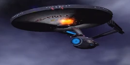 ISS Enterprise-A under attack