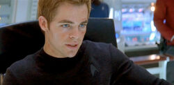 James T. Kirk Chris Pine in the Captain's Chair