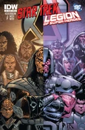 Star Trek—Legion of Super-Heroes, Issue 3, cover "A"