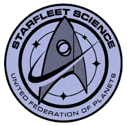 Sciences division insignia. (Inverted color scheme.)