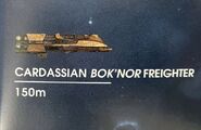 Cardassian Bok'Nor-class freighter.