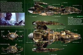 Hirogen warship ortho