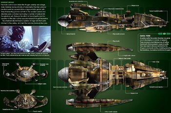 Hirogen warship ortho