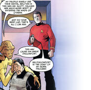 Arex Na Eth telepathically interrogated a Klingon