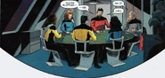 USS Enterprise-D senior staff poker game