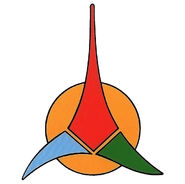 Klingon trefoil.