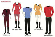 Starfleet uniforms (2260s).