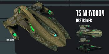 Nihydron destroyer schematic