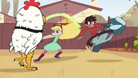 S1E16 Star and Marco fighting monsters