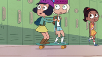 S1E15 Jackie skateboarding with Janna